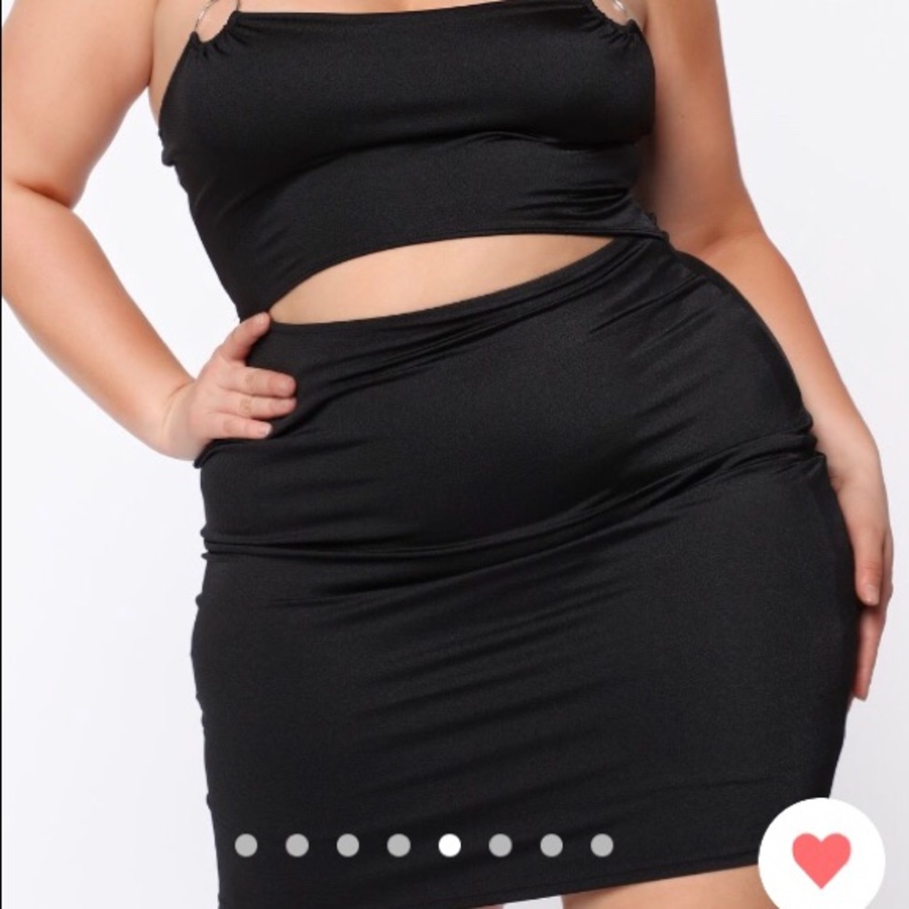 Cut out mini dress